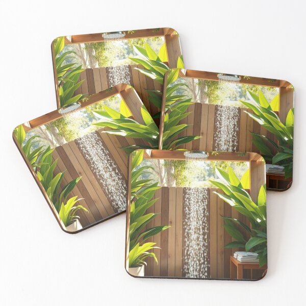 Item preview, Lush Outdoor Shower Oasis designed and sold by Jade Ado.