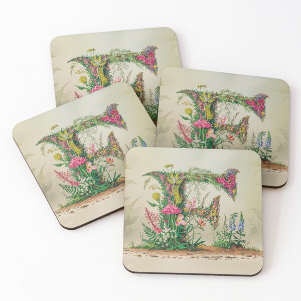 Item preview, Flower Fantasy Alphabet Letter F designed and sold by Royal Wall Whispers.