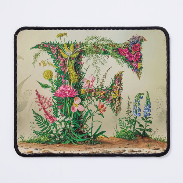 Item preview, Flower Fantasy Alphabet Letter F designed and sold by Royal Wall Whispers.