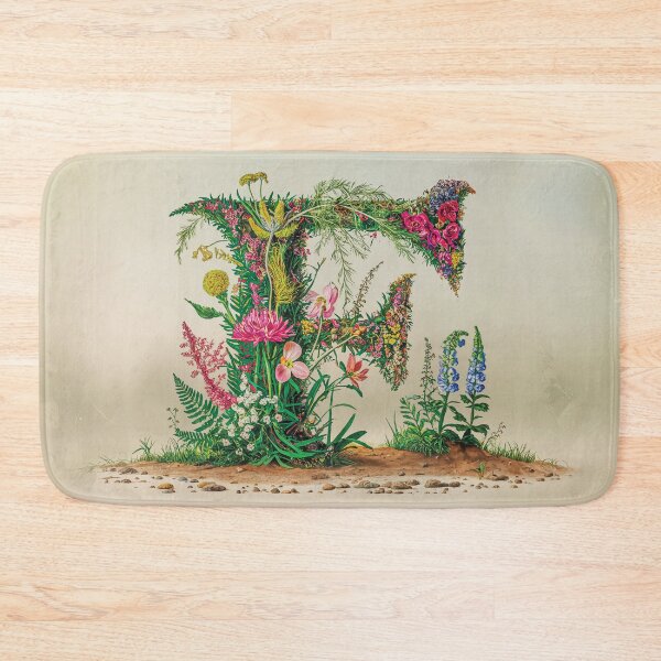 Item preview, Flower Fantasy Alphabet Letter F designed and sold by Royal Wall Whispers.