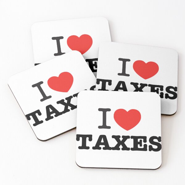 Item preview, I Heart Taxes designed and sold by thatgirlcanvas.