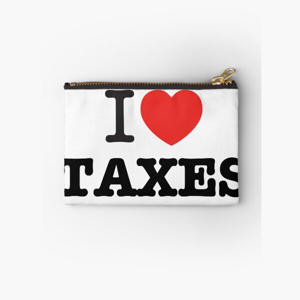 Item preview, I Heart Taxes designed and sold by thatgirlcanvas.
