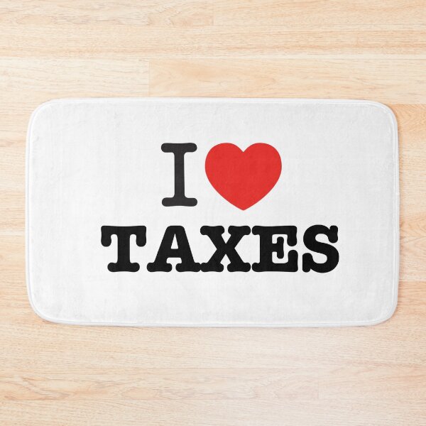 Item preview, I Heart Taxes designed and sold by thatgirlcanvas.