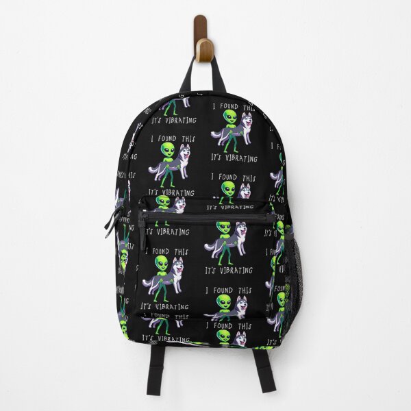 Item preview, Funny Husky Alien I Found This Its Vibrating Mom Dad Kids designed and sold by rafaeltto.