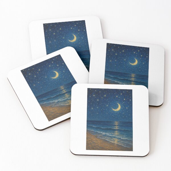 Item preview, Dreamy starry celestial night  designed and sold by Cruzcollection.
