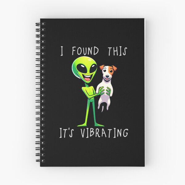 Item preview, Funny Jack Russell Alien I Found This Its Vibrating Mom Dad Kids designed and sold by rafaeltto.