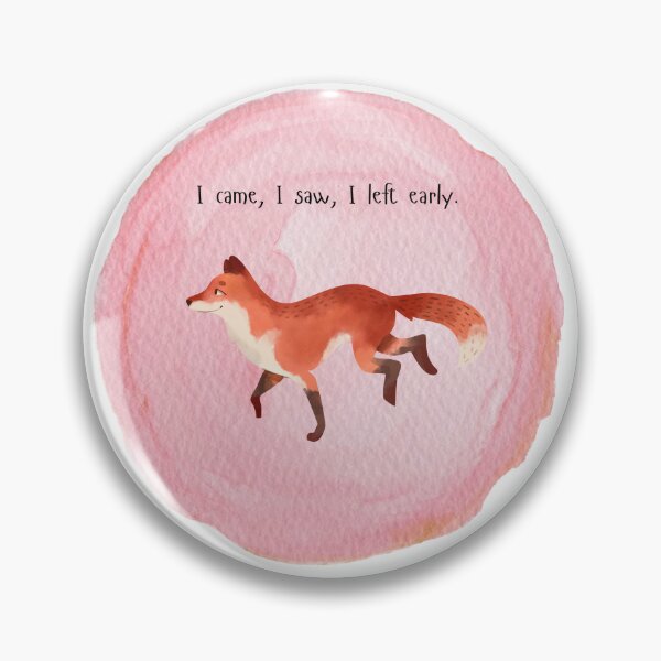 Item preview, Introvert fox designed and sold by Clairekoalabear.