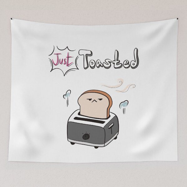 Item preview, Just Toasted – Hand-Drawn Bread Doodle designed and sold by mintmono-studio.