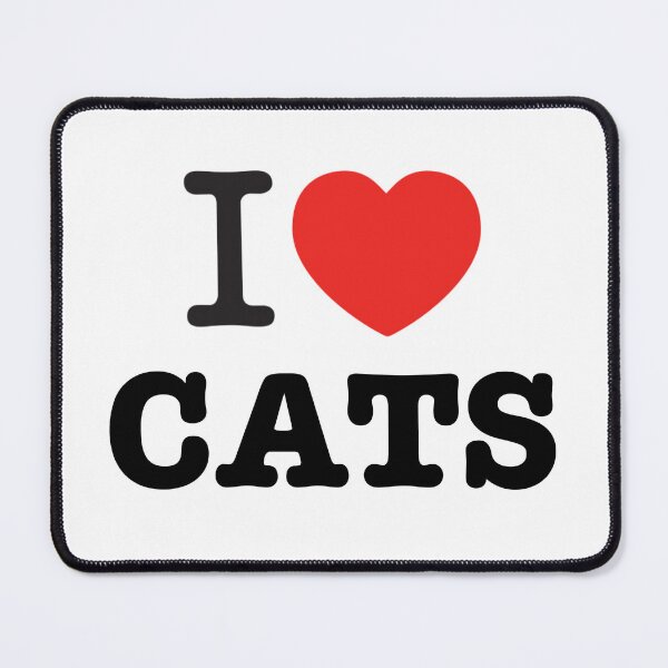 Item preview, I Heart Cats designed and sold by thatgirlcanvas.