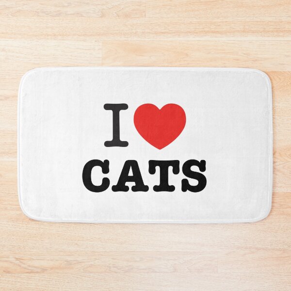 Item preview, I Heart Cats designed and sold by thatgirlcanvas.