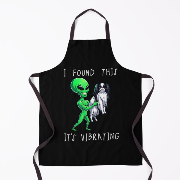 Item preview, Funny Japanese Chin Alien I Found This Its Vibrating Mom Dad Kids designed and sold by rafaeltto.