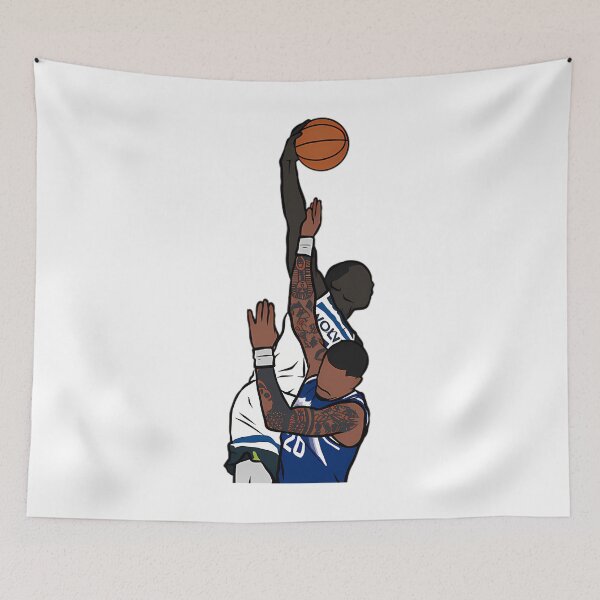 Item preview, Anthony Edwards Dunks On John Collins designed and sold by rubudarleyl.