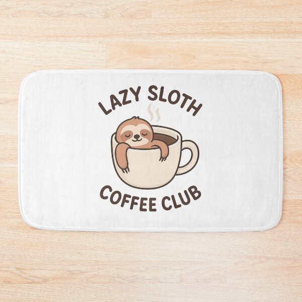 Item preview, Lazy Sloth Coffee Club – Cute Sloth in Coffee Mug Design designed and sold by g1cash.