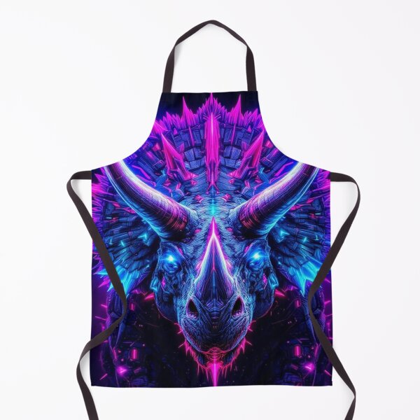 Item preview, Neon Cyber Dino T-Rex Digital Art T-Shirt designed and sold by WHITE FLAME PRINTS.