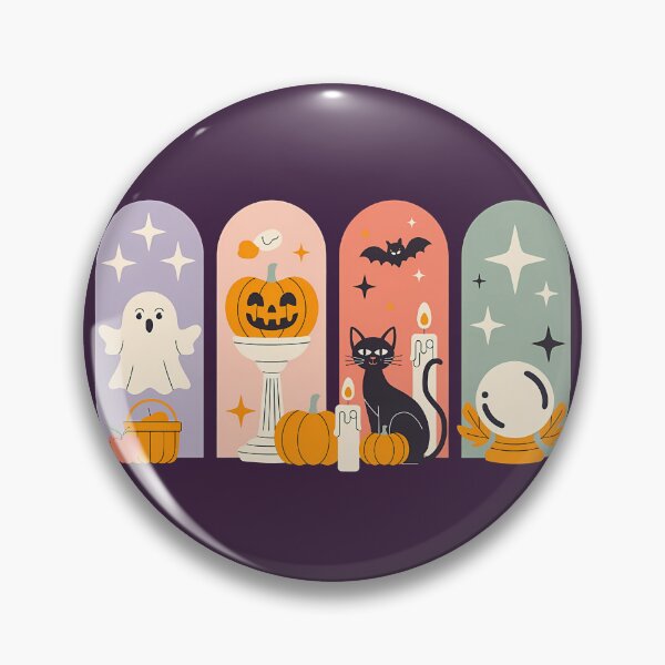 Item preview, Halloween Pattern Spooky Cute designed and sold by KateLeap.