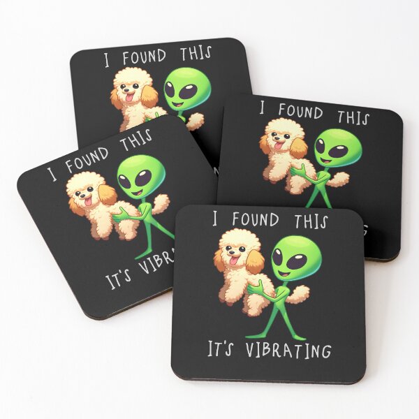 Item preview, Funny Lagotto Romagnolo Alien I Found This Its Vibrating Mom Dad Kids designed and sold by rafaeltto.
