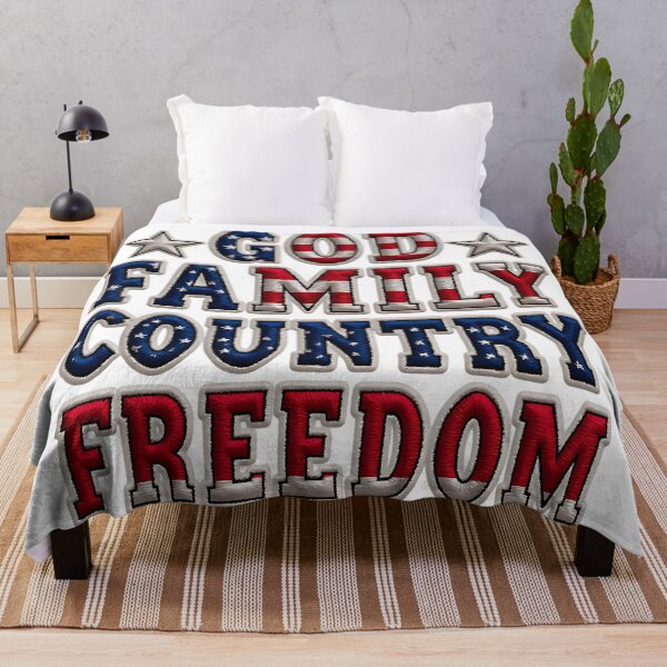 Item preview, God Family Country Freedom Patriotic American Pride Design designed and sold by ArtDesignTp.