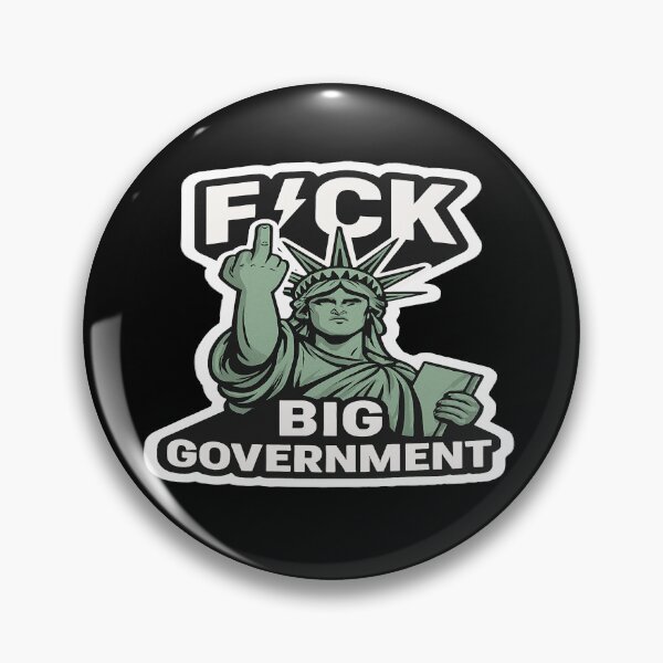 Item preview, Anti Big Government Lady Liberty designed and sold by Owcomm.