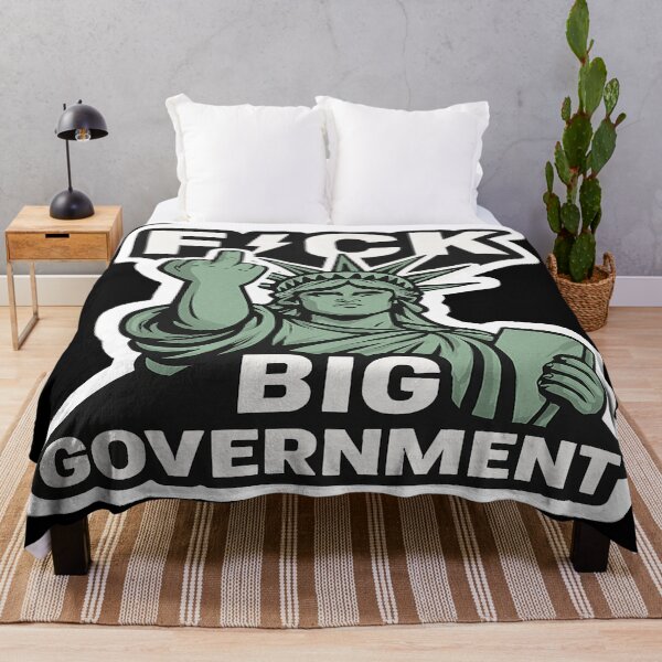 Item preview, Anti Big Government Lady Liberty designed and sold by Owcomm.