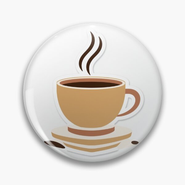 Item preview, Minimalist Coffee Cup Icon – Modern Café Style Design designed and sold by NateInk.