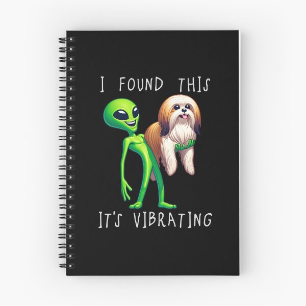 Item preview, Funny Lhasa Apso Alien I Found This Its Vibrating Mom Dad Kids designed and sold by rafaeltto.