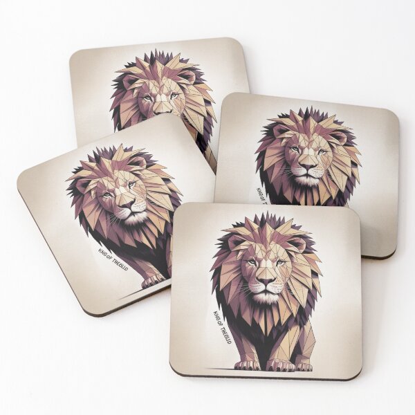 Item preview, Geometric lion king of origami designed and sold by bsbd-action.