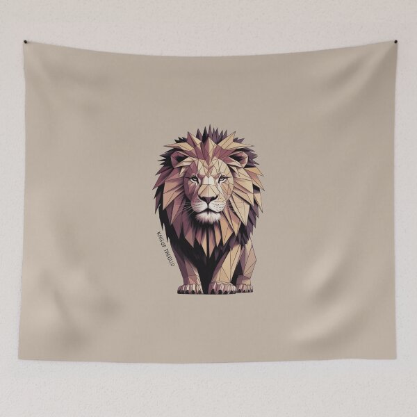 Item preview, Geometric lion king of origami designed and sold by bsbd-action.