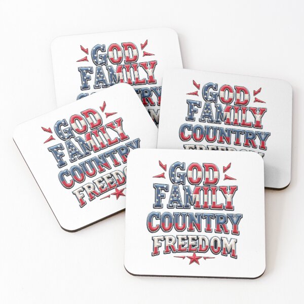 Item preview, God Family Country Freedom USA Flag Patriotic American Pride  designed and sold by ArtDesignTp.