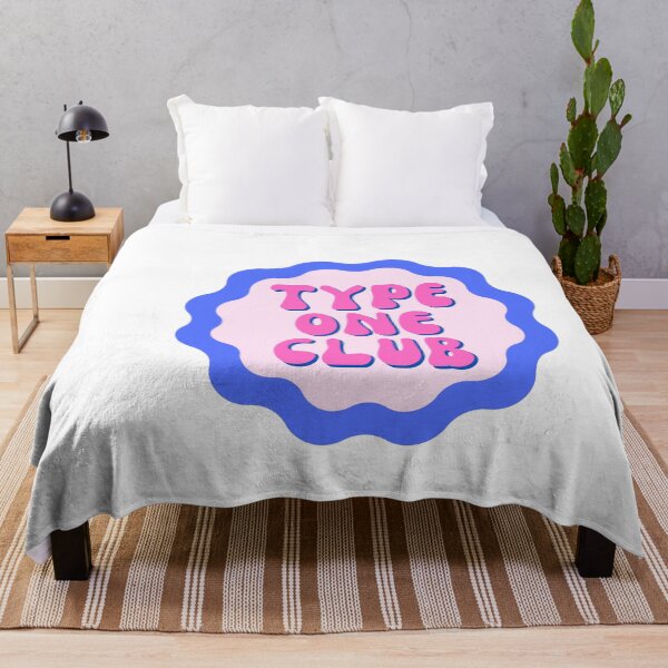 Item preview, Copy of Pink Type One Club - Diabetes Humor T1D Awareness designed and sold by Ink & Insulin Creative Studio.