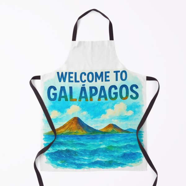 Item preview, Welcome to Galapagos - Vibrant Watercolor designed and sold by JOSTH.
