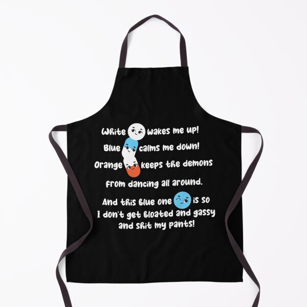 Item preview, White wakes me up, blue calms me down designed and sold by mad-bull.