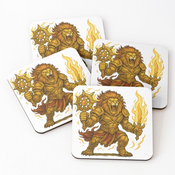 Item preview, Lion Warrior – Mythical Fire Guardian designed and sold by AliAkbarzyed.