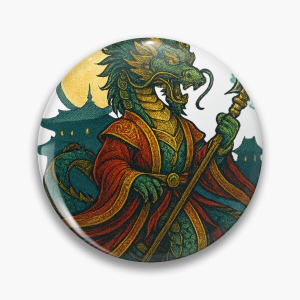 Item preview, Eastern Dragon Warrior – Mythical Guardian of Fire designed and sold by AliAkbarzyed.