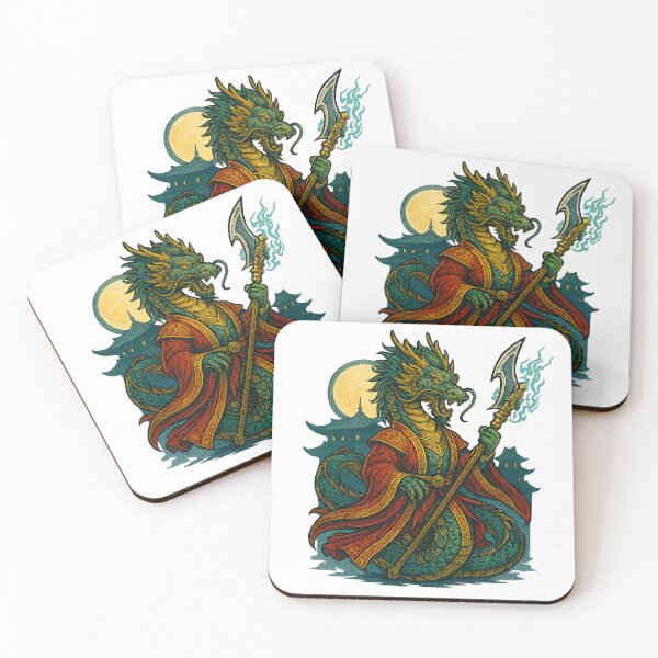 Item preview, Eastern Dragon Warrior – Mythical Guardian of Fire designed and sold by AliAkbarzyed.