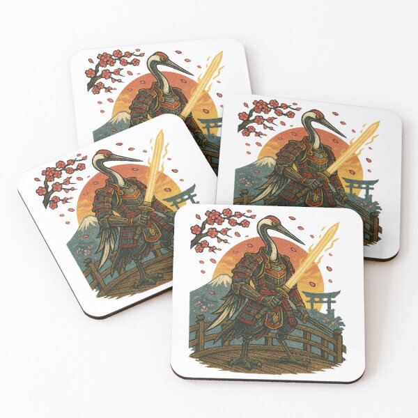Item preview, Crane Samurai – Legendary Warrior Bird of Japan designed and sold by AliAkbarzyed.
