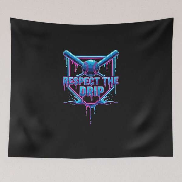 Item preview, Dripping Baseball Respect The Drip designed and sold by diyoor.
