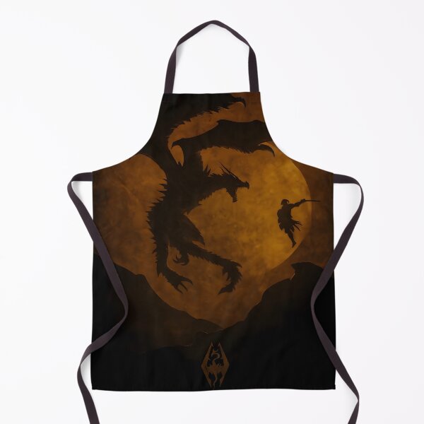 Item preview, Dovahkiin fighting Alduin designed and sold by My Artprintz.