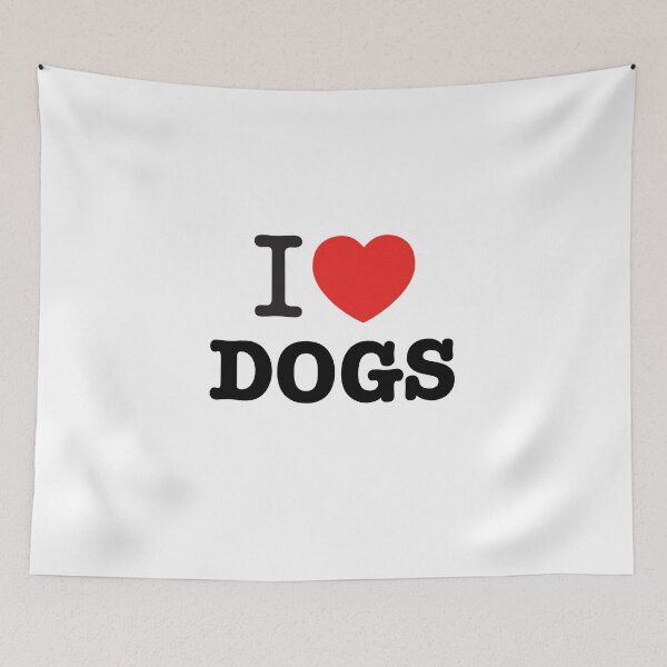 Item preview, I Heart Dogs designed and sold by thatgirlcanvas.