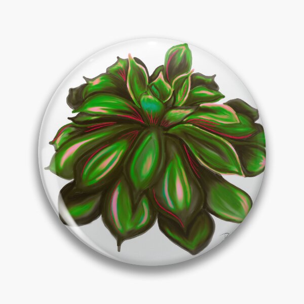 Item preview, Mexican Snowball Succulent-Illustration-Neon Green designed and sold by deblevart.