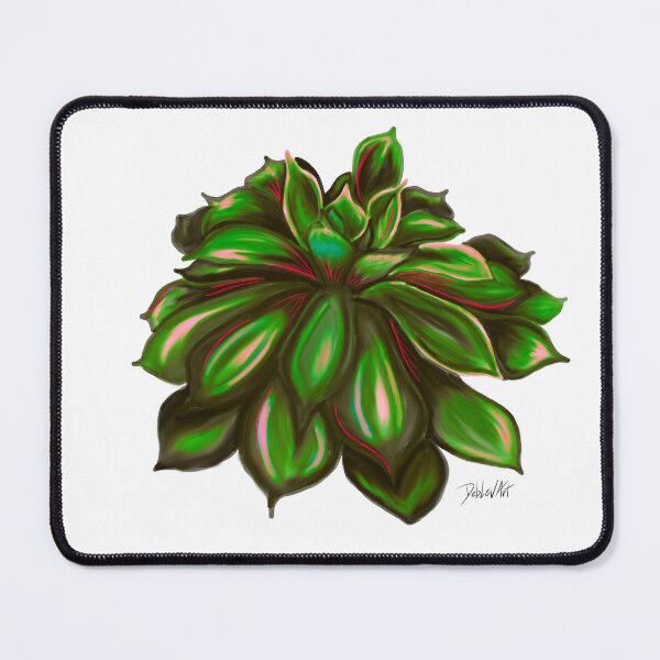 Item preview, Mexican Snowball Succulent-Illustration-Neon Green designed and sold by deblevart.