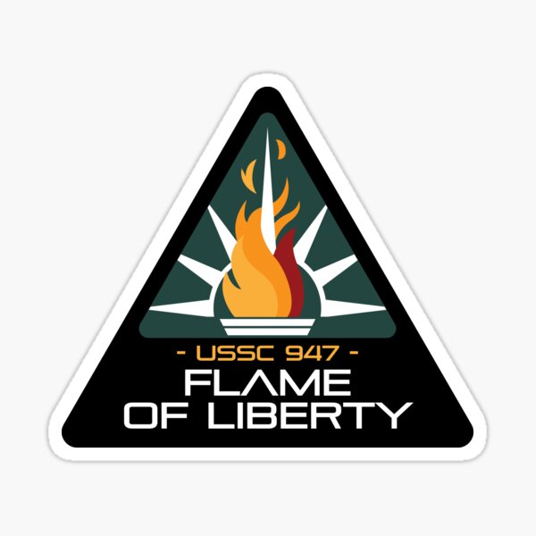 The Flame of Liberty (USSC-947) - Outbound Hope Sticker