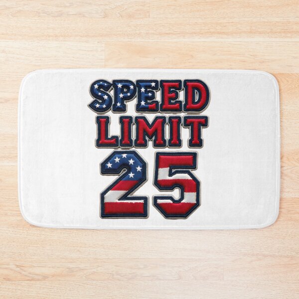 Item preview, Speed Limit 25 Funny Patriotic USA Flag Birthday Driving Joke  designed and sold by ArtDesignTp.