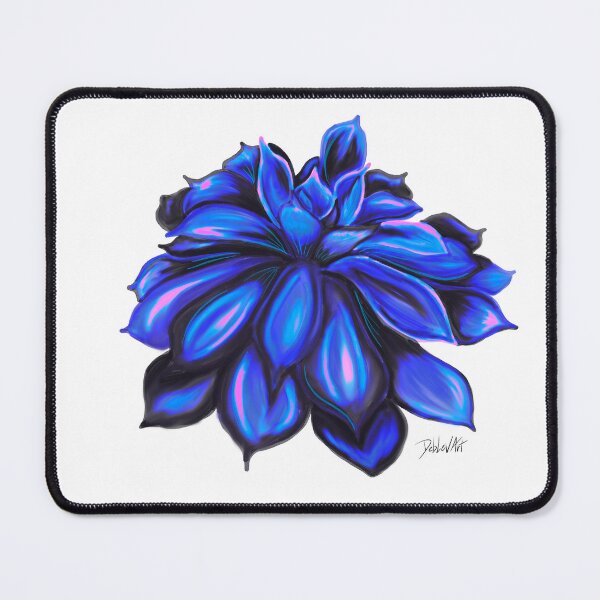 Item preview, Mexican Snowball Succulent-Illustration-Blue designed and sold by deblevart.