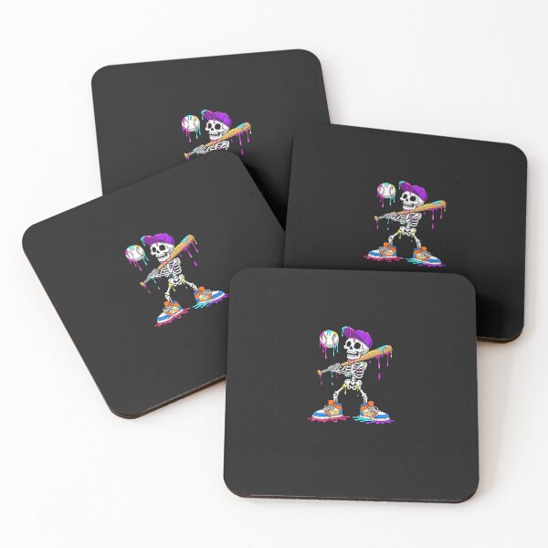 Item preview, Funny Skeleton Baseball Drip Boys Youth Kids Halloween  designed and sold by diyoor.