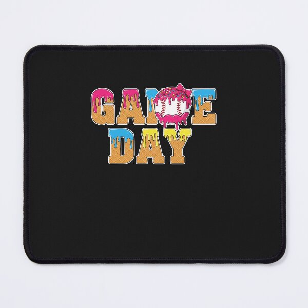 Item preview, Game Day Baseball Drip Ice Cream Baseball Mom designed and sold by diyoor.