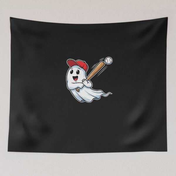 Item preview, Ghost Playing Baseball Halloween Costume for Boys Kids   designed and sold by diyoor.