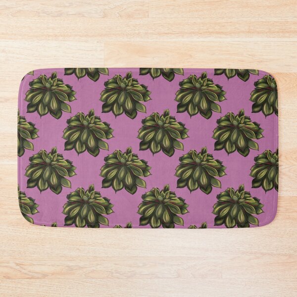 Item preview, Mexican Snowball Succulent-Pattern-Pink designed and sold by deblevart.