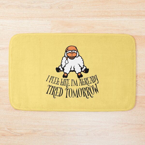 Item preview, Sheep I feel like I'm already tired tomorrow designed and sold by shirt-o-mat.