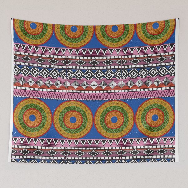 Item preview, Folk art pattern  designed and sold by BritishDelights.