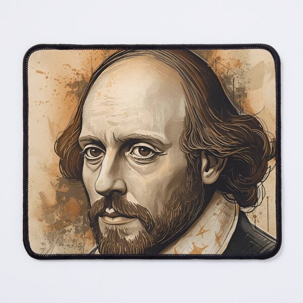 Item preview, William Shakespeare's portrait designed and sold by Filologica.